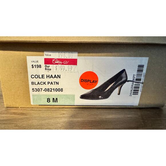 Cole Haan Women’s Black Patent Leather Heels – Size 8M – Excellent Condition - Picture 4 of 4